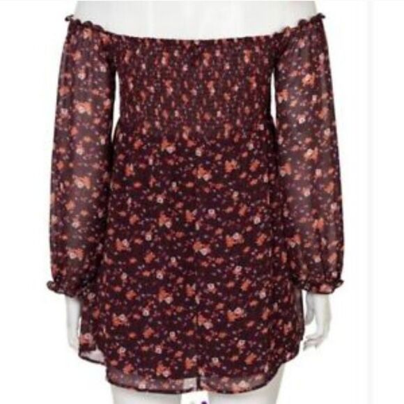 Forever 21 Plus Floral Off Shoulder Mini Dress - Picture 4 of 6